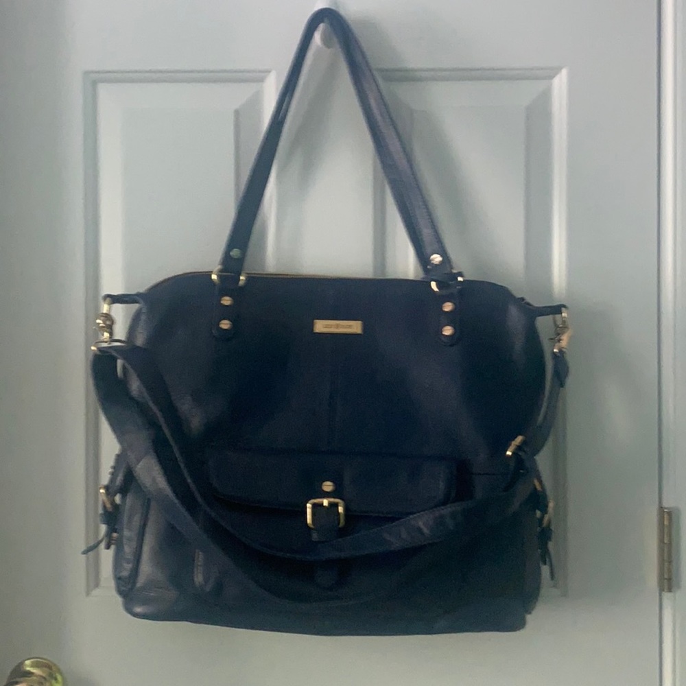 Lily Jade Meggan Diaper Bag All Leather NEVER BEEN USED